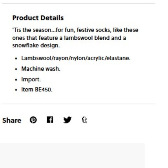 J. Crew Cozy Fairisle snowflake socks - Picture 2 of 4